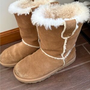 UGG Cream Shearling Boots